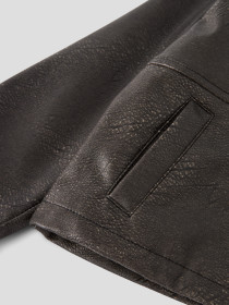 NAME IT Pu Læder Jakke Boll Black